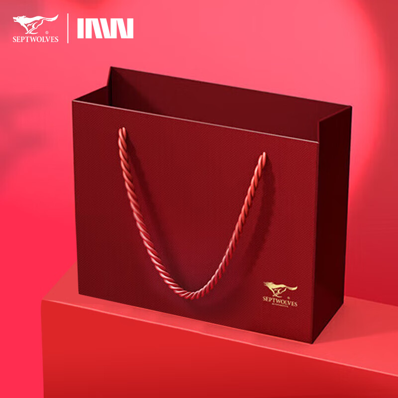 七匹狼（SEPTWOLVES）皮带男真皮自动扣头层牛皮钱包腰带礼盒新年生日礼物送男友送爸爸 款一短钱包皮带礼盒装