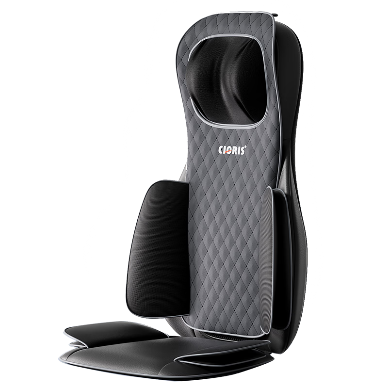 凯伦诗（CLORIS）德国按摩垫全身 车载家用按摩靠垫 颈肩腰背臀按摩热敷 肩颈按摩器 送妈妈 送老婆生日礼物S308 【旗舰款】揉捶一体+气囊夹压+颈肩腰背臀+家车用