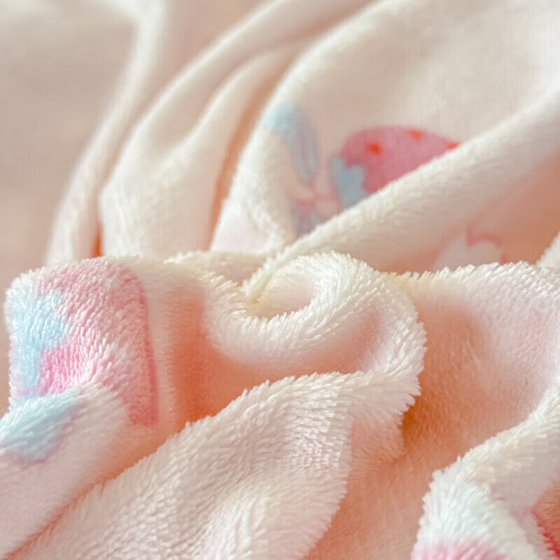 软贝小清新牛奶绒床上四件套保暖毛绒床单被套学生宿舍秋冬款三件套 草莓猫咪 床单款 2.0m  被套200*230cm 四件套