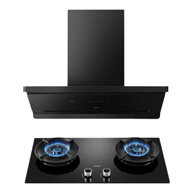 老板（Robam）【超薄平嵌小黑镜L3】抽吸排油烟机顶侧一体家用27大吸力静音一级能效以旧换新烟灶联动可搭燃气灶 【智慧烟灶联动套装】L3+D2 天然气