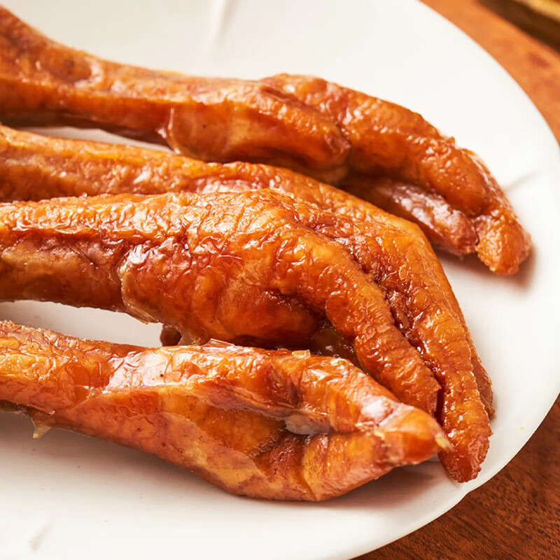 永辉超市永辉优选虎皮凤爪五香味210g香辣味鸡爪卤味鸡脚独立包装 永辉优选虎皮凤爪210g五香味*1袋