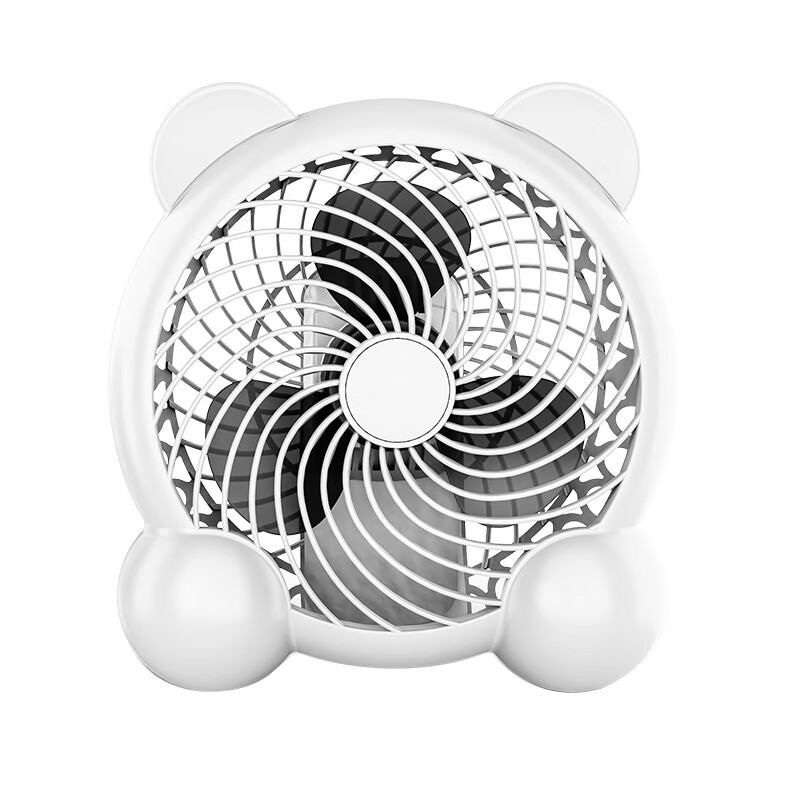 【精选】桌面usb摆台迷你风扇学生宿舍床头桌面夹扇办公室可夹台 【4寸小熊猫】一档(1个装)