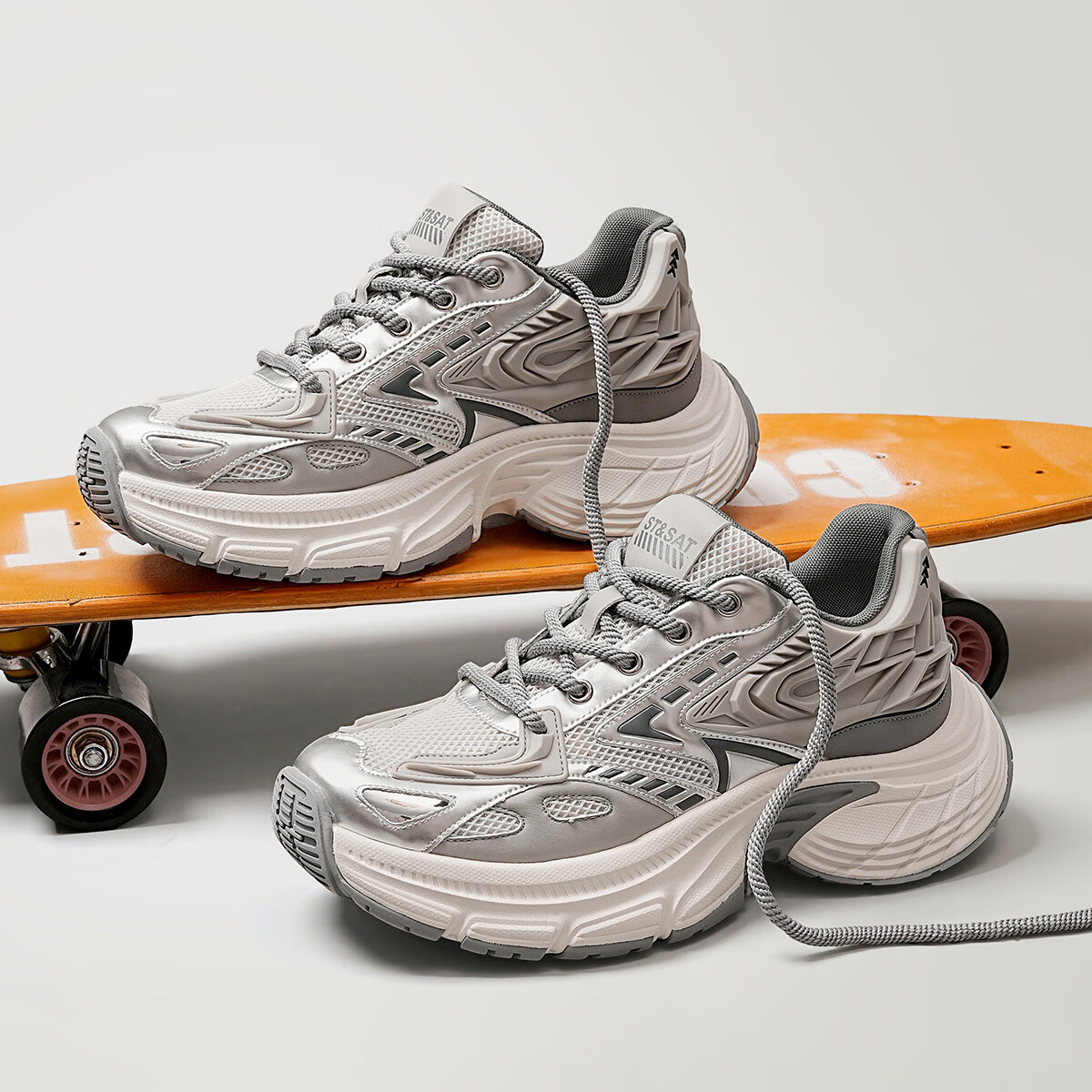 星期六男鞋时尚老爹鞋百搭休闲鞋厚底增高鞋子男运动跑步鞋通勤鞋