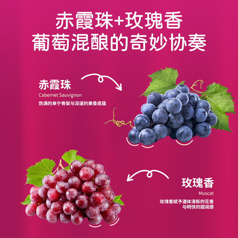 帝月浅醺半甜红宁夏赤霞珠干红葡萄酒低度微醺红酒高档自饮宴请送礼 【2瓶装】浅醺半甜红500ml*2