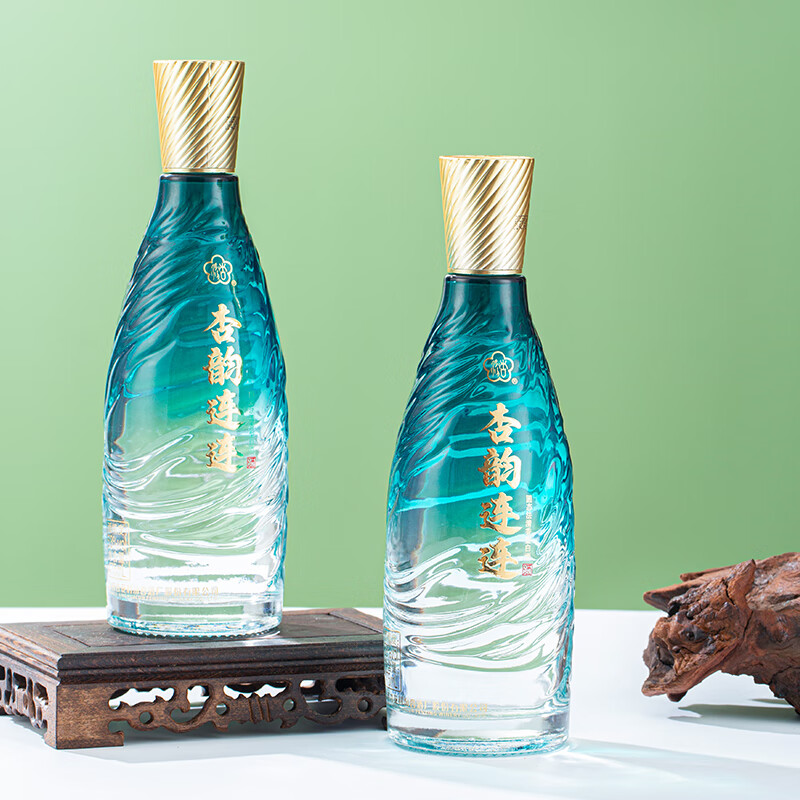 汾杏1988清香型白酒53度粮食酒宴请送礼白酒礼盒 53度 475mL 2瓶 杏韵连连（二代）