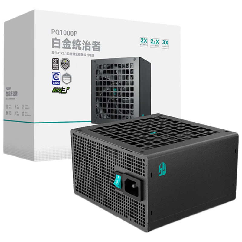 ݷDEEPCOOL1000W׽ATX3.1ȫģԴRTX5090ԿPQA00Pϵ/FDB/ѹ/12껻£