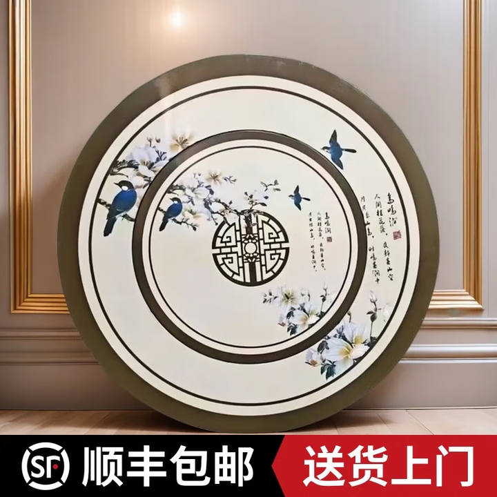 304不锈钢内置转盘火锅桌折叠餐桌圆桌带转盘餐桌带电磁炉家用 1. 彩图 款式   大理石白 1.2米 内置80转盘+下沉式电磁炉
