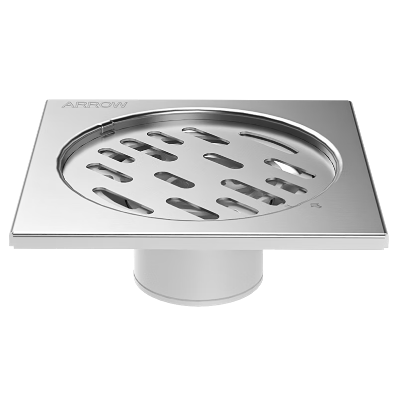 箭牌（ARROW）不锈钢干区地漏 防虫防臭防返水大排量浴室阳台卫生间地漏AE5183