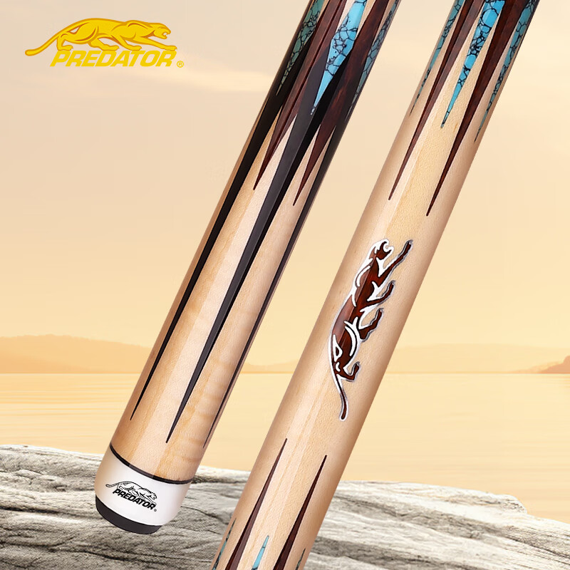 PREDATORPREDATOR美洲豹台球杆限量款DS白虎开伦CRM美九球中式黑八桌球杆 限量款白虎单后把