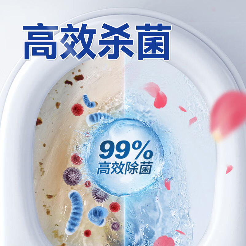 珈博士【控价品-洁厕液 强效香氛洁厕灵马桶厕所去垢除臭清洁剂花香用】 【香氛洁厕液500g*2瓶】