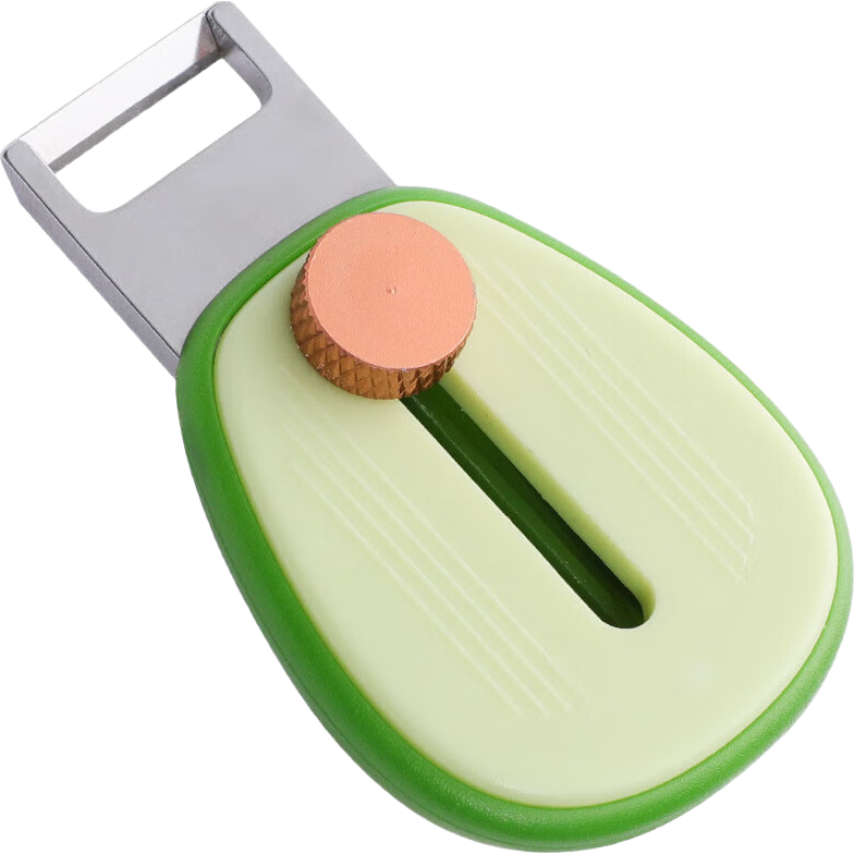 牛油果便携式迷你多功能户外水果去皮神器随身服饰配件钥匙扣 1个装