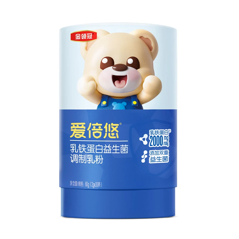 金领冠乳铁蛋白益生菌 婴幼儿童提升抵抗力免疫球蛋白30条 1罐