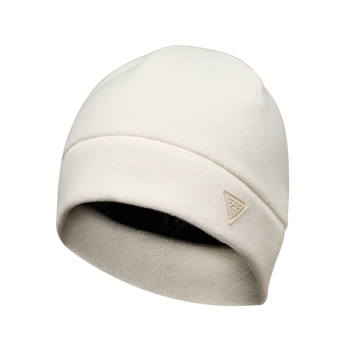 SANFO PLUS户外抓绒帽秋冬户外运动男女骑行滑雪防风帽保暖登山抓绒帽子 卡其 均码