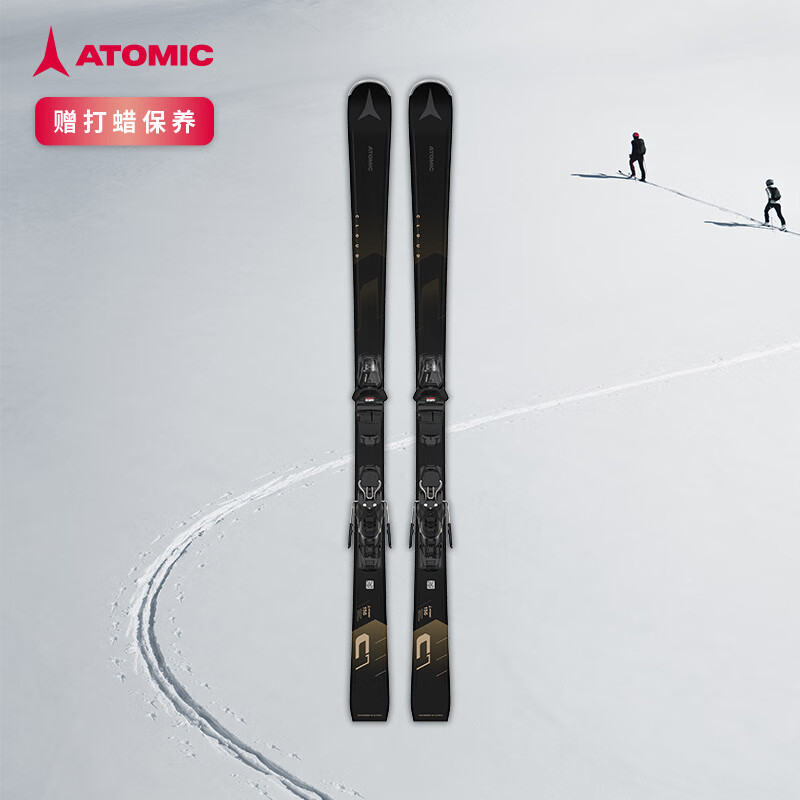 ATOMIC阿托米克滑雪双板2425雪季女子初级入门滑雪板CLOUD系列 更轻易操控*初中级*女款*黑色CLOUD_C7*A 142cm