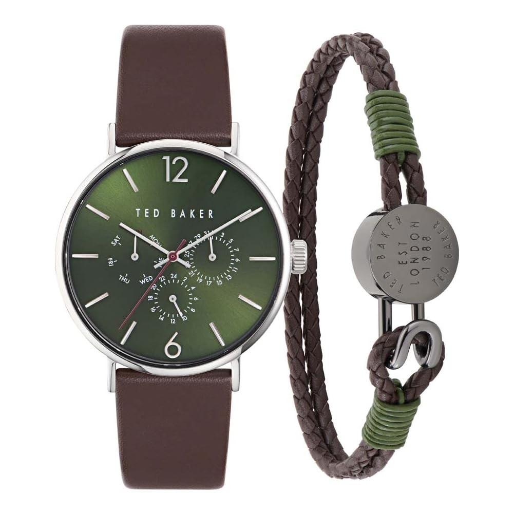 Ted Baker 泰德贝克 徒步 手表 男士 石英 防水 Classic Brown 9.0*10.0*10.0 cm