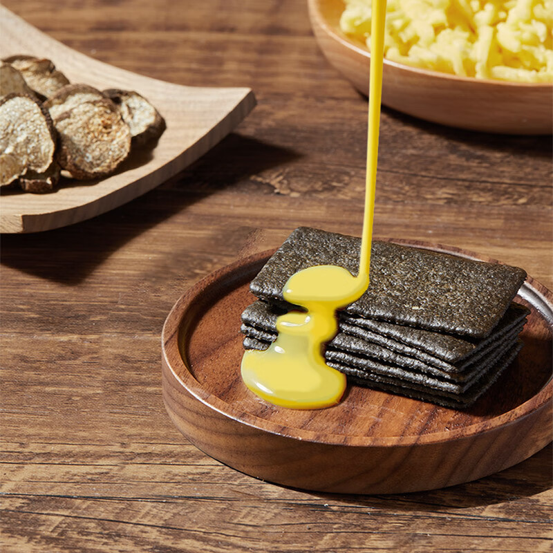 燕之坊黑松露黑芝麻黑枸杞黑桑葚黑八珍芝士薄脆饼干500g铁盒装过节送礼 【礼盒款】黑松露八珍芝士薄脆饼干1kg