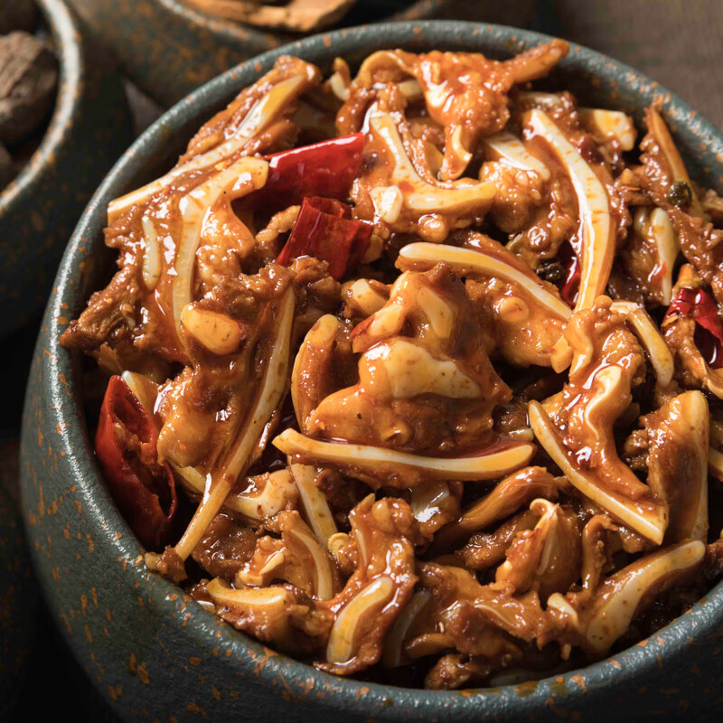 冷幫主【】麻辣豬脆骨開袋即食熟食冷吃香辣軟骨肉類鹵味零食150g 冷吃豬脆骨150g*1袋 豬脆骨