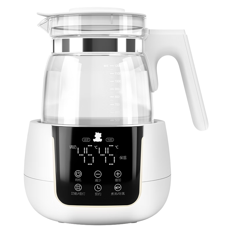 小白熊恒溫水壺嬰兒調(diào)奶器沖奶機(jī)奶瓶泡奶器溫奶器熱燒水壺1.2L 5037