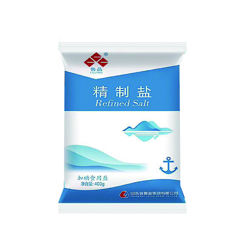 山东鲁晶加碘食用盐400g精制盐细盐炒菜碘盐食盐家用炒菜调味料 活动-精制盐 （加碘）400g*2袋
