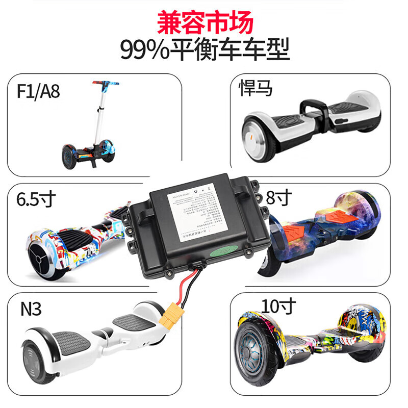 电动平衡车锂电池阿尔郎24V36V42V54V大容量两轮扭扭车通用原装 24V【梯形小壳】 3AH【6公里90分钟左右】A品