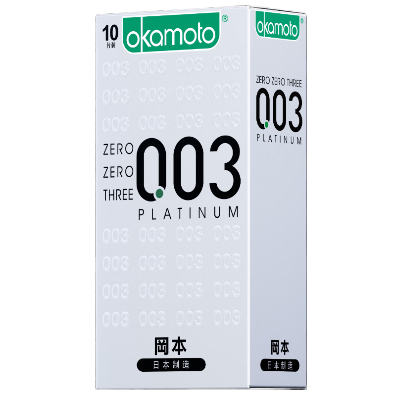 �Ա���OKAMOTO�������� ����003�׽𳬱�10Ƭ ��Ů�ð�ȫ���׳�����Ȥ������Ʒ 84Ԫ����62.46Ԫ/����