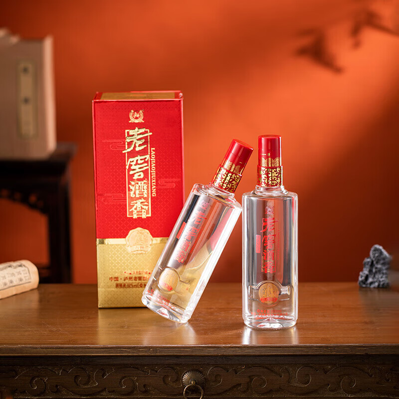 泸州老窖出品 52度 浓香型白酒  礼盒装 送礼自饮酒 2025年 500mL 2瓶 52度老窖酒香六窖