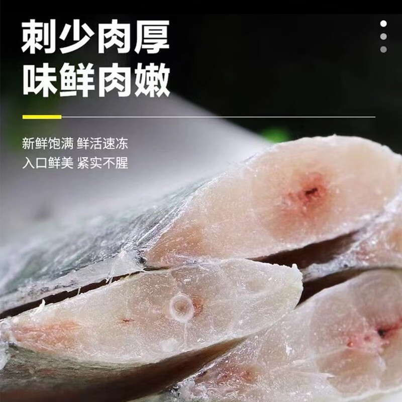 百鲜洽舟山带鱼段雷达网小眼油带鱼特级海鲜水产冷冻生鲜鱼类特大刀鱼段 【舟山精品带鱼段】无冰净重500g*4盒