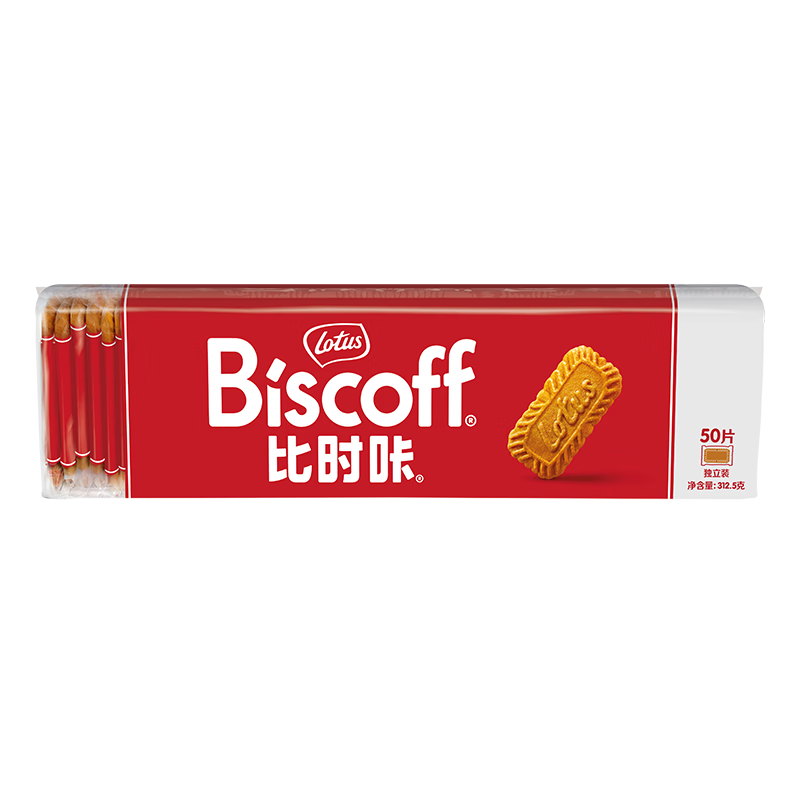 和情（LOTUS）Biscoff比时咔比利时进口焦糖曲奇饼干下午茶办公室零食312.5G