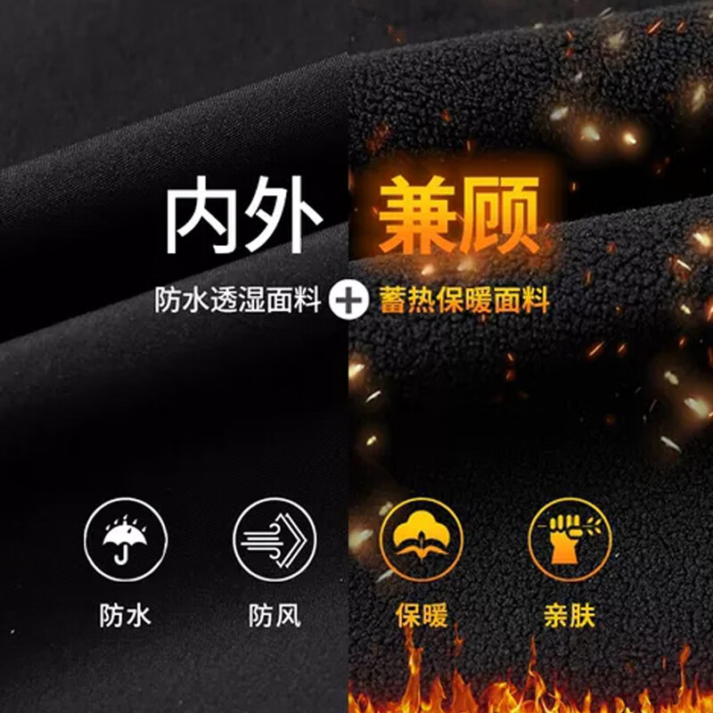 贵人鸟【秒杀清仓款】三合一冲锋夹克情侣款可拆卸内胆保暖户外运动外套 酒红白撞色【三合一】 M