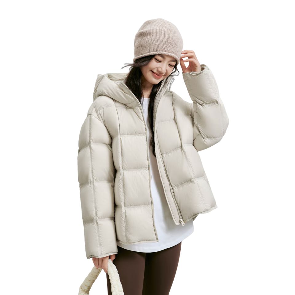 马克华菲泡芙羽绒服女冬短款2025新款防风抗寒蓄热保暖面包服外套