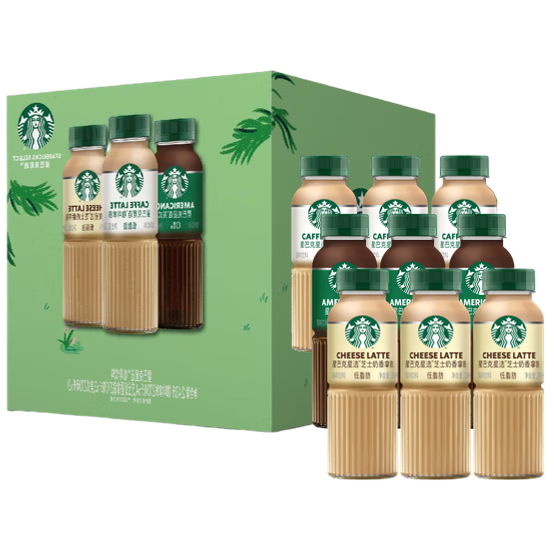 星巴克（Starbucks）新品 星选礼盒 即饮咖啡 270ml*9瓶装  星选礼盒270ml*9瓶装