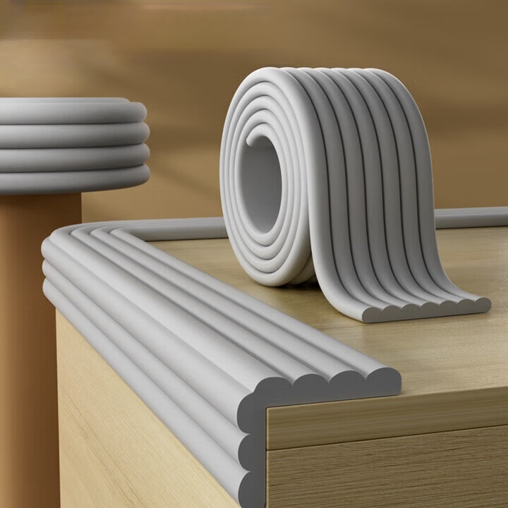 梵玺大学生宿舍楼梯脚踏垫寝室上下床爬梯子脚垫海绵防滑爬梯神器加厚 【浅灰色】升级加厚款 8mm厚*8cm宽*2米长