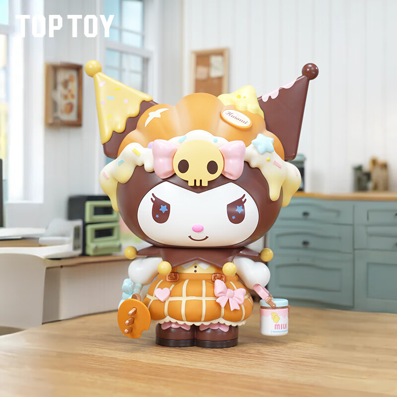 TOP TOY三丽鸥酷洛米面包派对大体库洛米积木拼装儿童玩具女生生日礼物