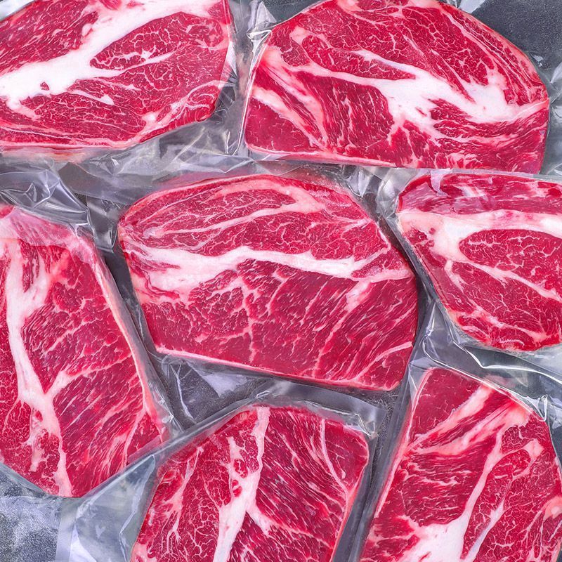 创味喵澳洲进口和牛原切M5眼肉牛肉片火锅烧烤生鲜食材 澳洲M5上脑牛排块*2斤