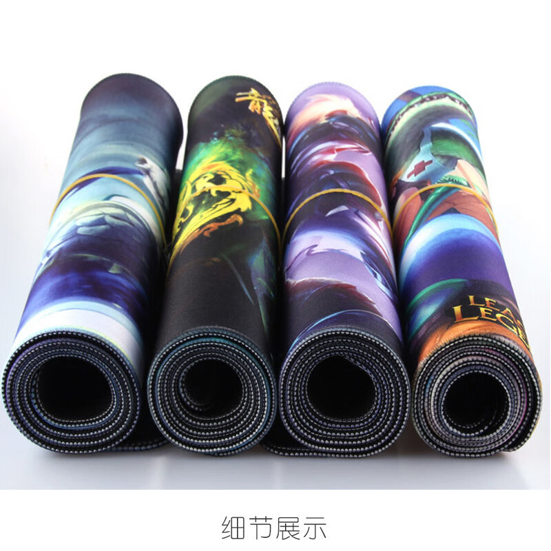 鼠标垫超大加厚书桌面垫子电脑办公电竞游戏学生卡通垫防滑加厚 大号-kitty猫-30*80厘米*2毫米