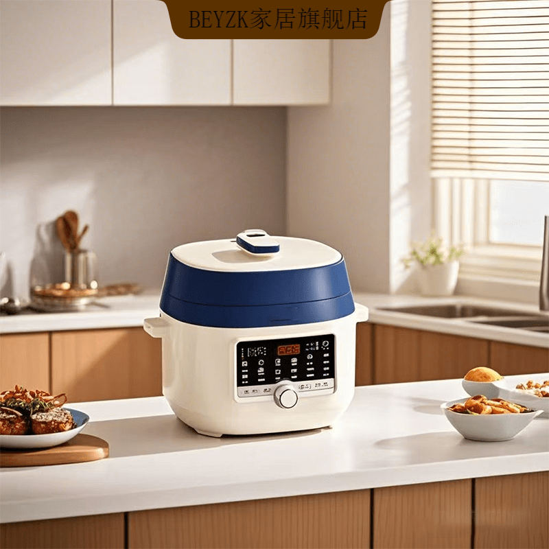 BEYZK出口伏电压力锅智能高压锅电饭煲家用电饭锅美国日本小家电器 新款110V电压力锅【单内胆】 5L