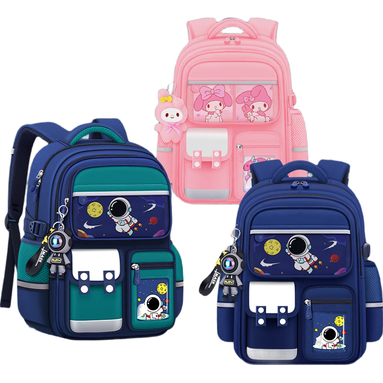 2025新款小学生书包男生三到六减负护脊男童一年级儿童背包大容量 【3层升级款】大号宝蓝(3-6年级)