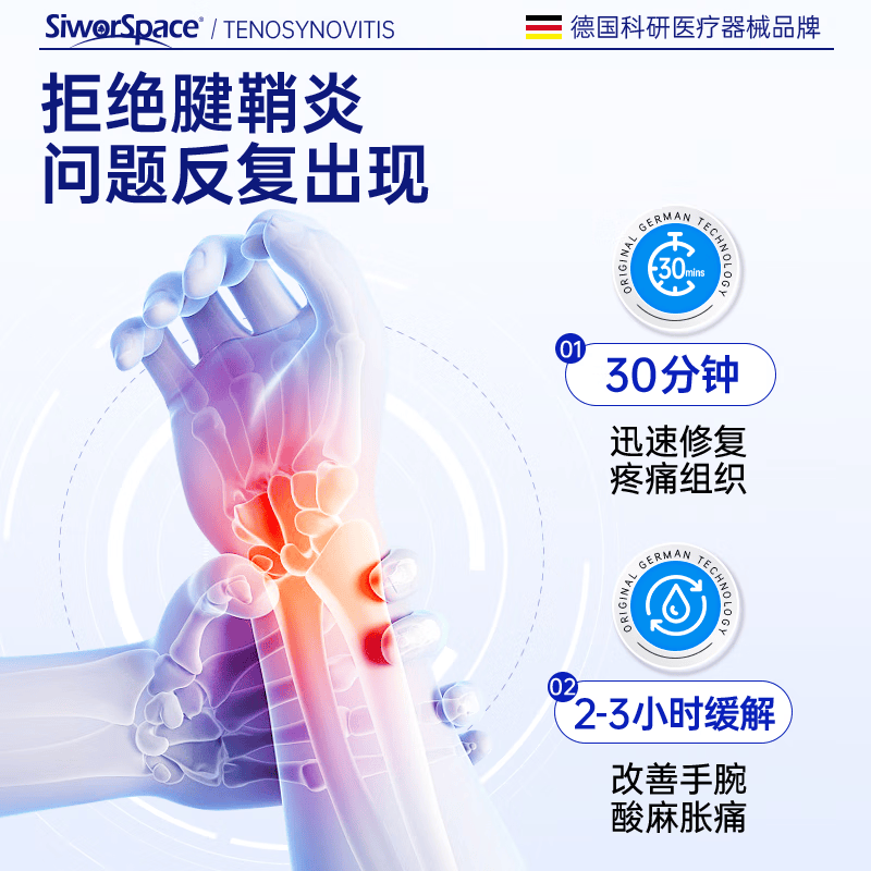 凯迪乐腱鞘炎凝胶专用膏药腱鞘炎贴大拇指手指关节疼痛手指喷剂热敷贴膏 一盒装【德国进口】 0盒*0g 锦中医远红外骨痛贴腱鞘炎