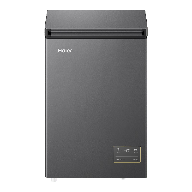 海尔（Haier）100L单温冰柜小型家用小冰柜减霜一级能效-40℃深冷变频冷柜小冰箱BC/BD-100GHEPSD9D换新补贴