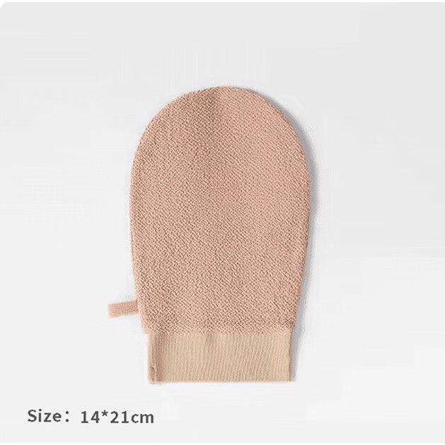 搓澡巾强力搓泥粗砂手套家用洗澡搓背女士专用不伤皮肤男搓澡手套 粉色