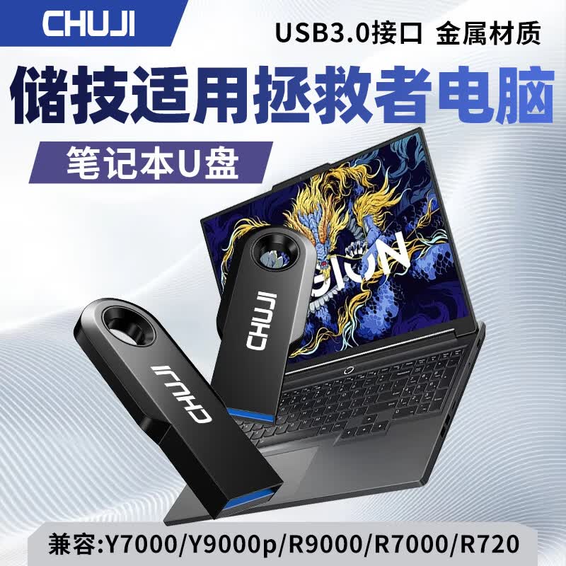 储技优盘适用于拯救者笔记本u盘y9000p/r9000p/y7000p/r7000高速大容量USB3.0存储 笔记本电脑专用U盘(USB3.0) 256GB 【笔记本电脑专用U盘】
