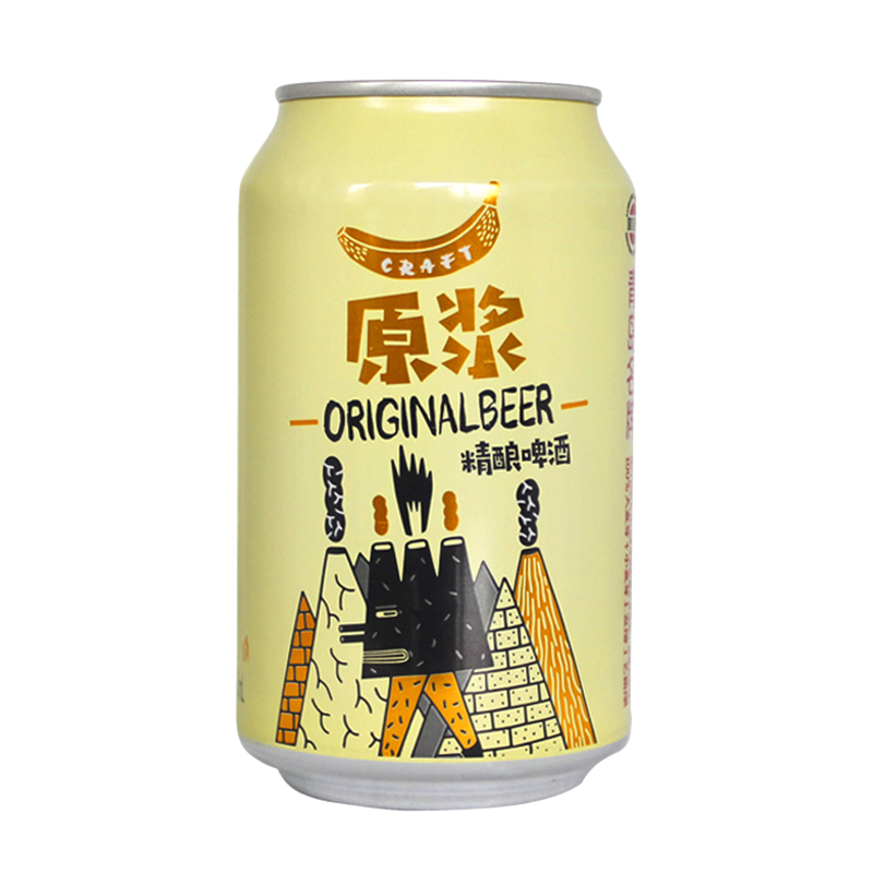蓝宝石（LANBAOSHI）原浆啤酒全麦芽精酿浑浊高浓度330ml易拉罐整箱 整箱 330mL 24罐