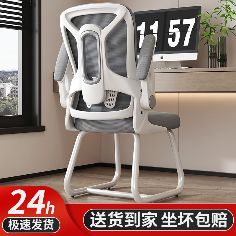 普琴泰电脑椅子舒服久坐家用办公座椅电竞人体工学椅卧室书桌凳子靠背椅 埃迪威斯 十年老店 值得信赖