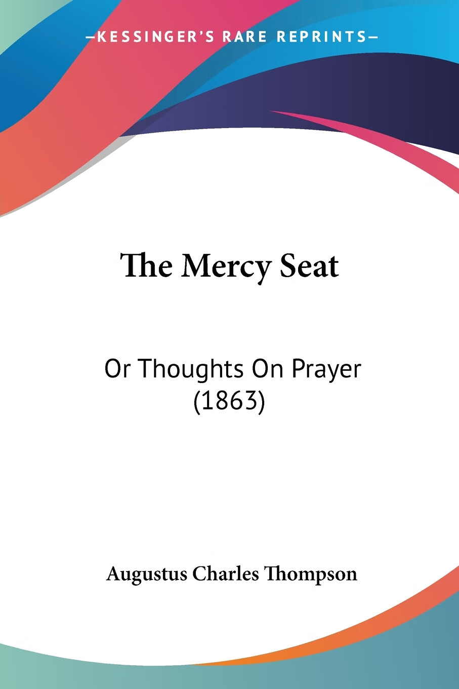 【预售 按需印刷】the mercy seat