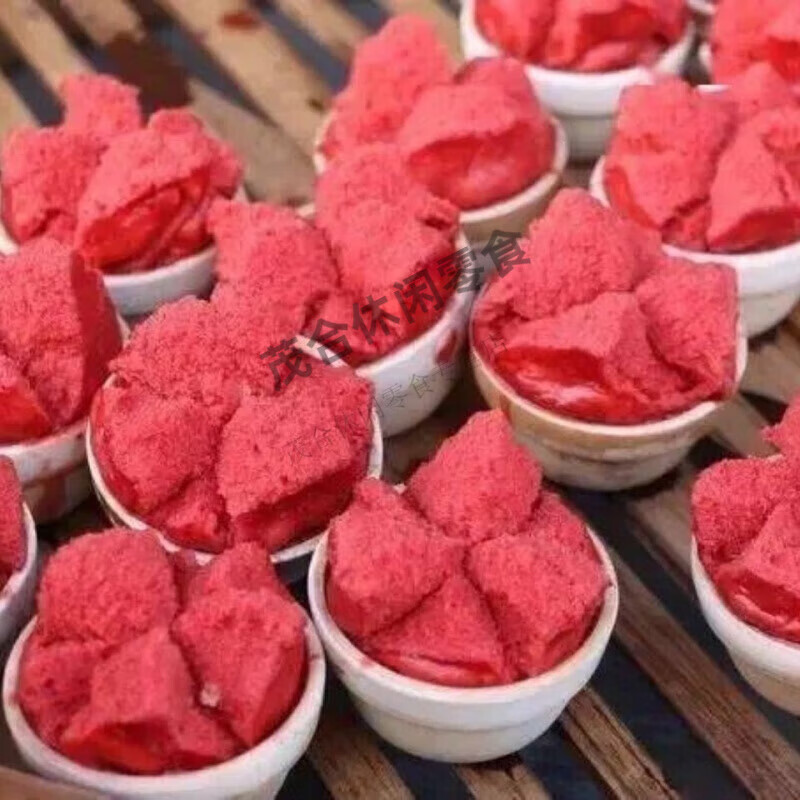 红允六个一份客家小吃梅州红笑粄梅县发粄客家年糕发糕钵板 一份