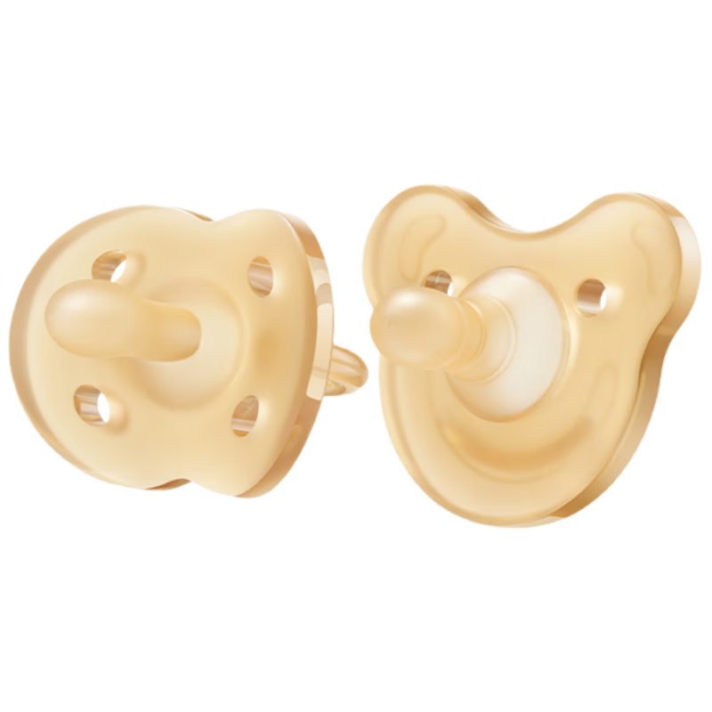 世喜安抚奶嘴6个月以上防胀气新生婴儿日夜用哄哭睡1岁全硅胶2只装