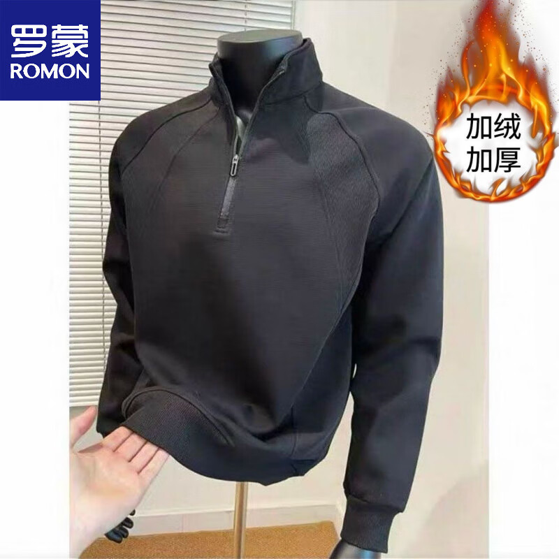 ���ڲ��������ɣ�ROMON�������������ɫƴ��������ʿ2025�ﶬ�¿���޳������ʴ������ ��ɫ ���� XL ������140-160� 101Ԫ