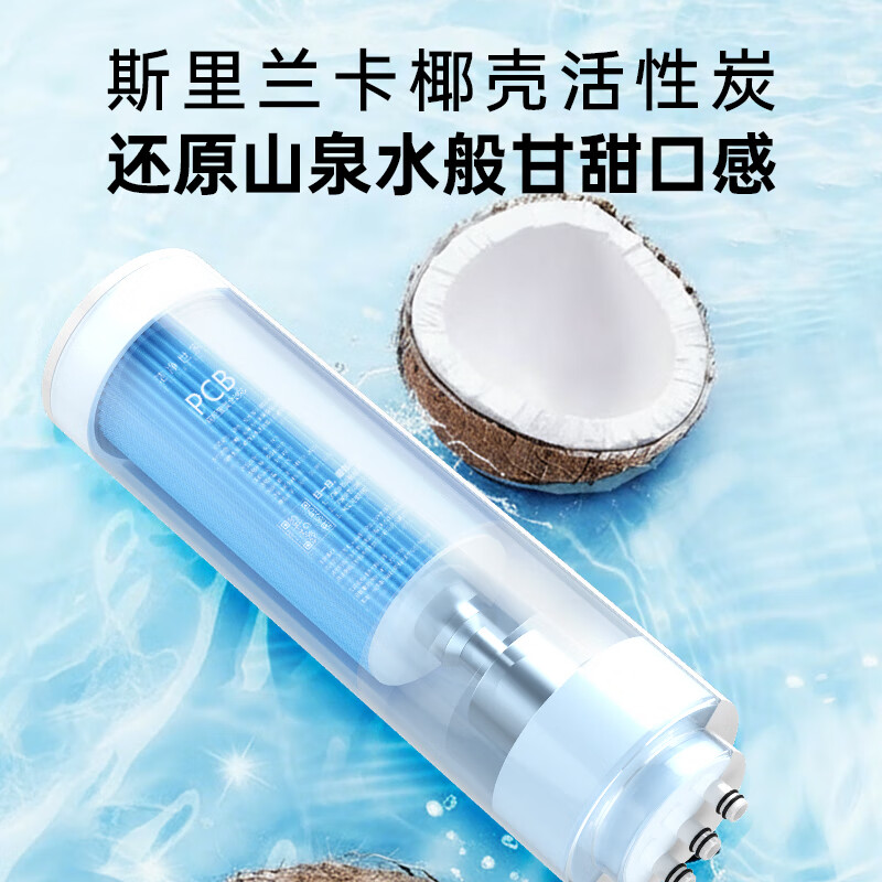 洁净世家净水器小白鲸1000G 3年长效RO反渗透膜过滤器 厨房台下家用直饮净饮一体机 【小白鲸青春版】1000G 3年长效RO膜