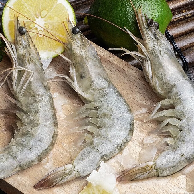 钦小鲜 原装进口白虾 厄瓜多尔白虾净重3.3斤大号盐冻海捕大虾海鲜水产 厄瓜多尔白虾 3.3斤(净重) 大号(30-40只)