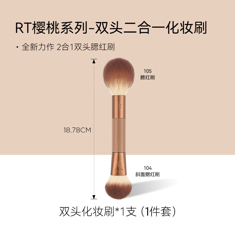 Real Techniques新品RT眼刷面刷套裝高光散粉刷化妝師專用禮盒 雙頭刷